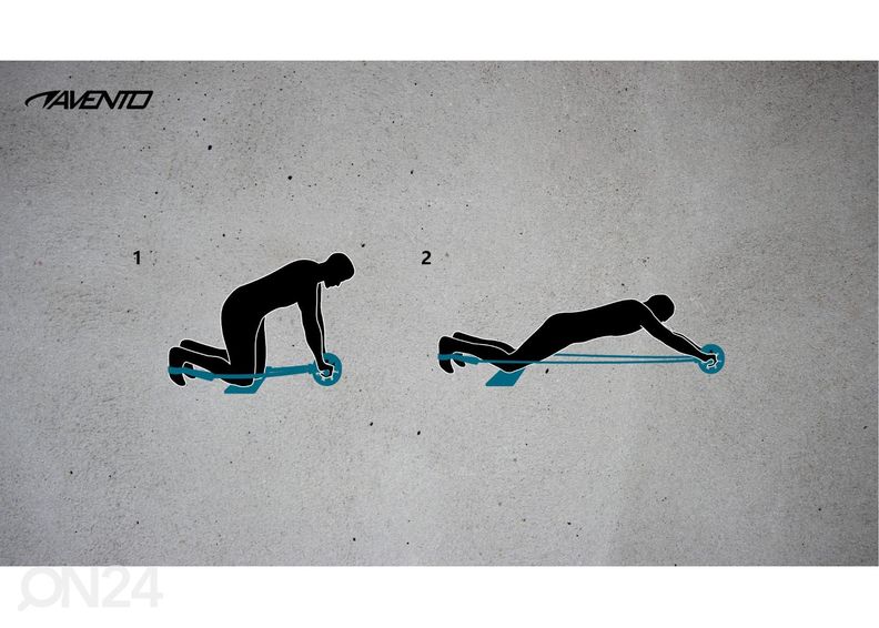 Комплект из тренировочных ремней и ролика Avento увеличить