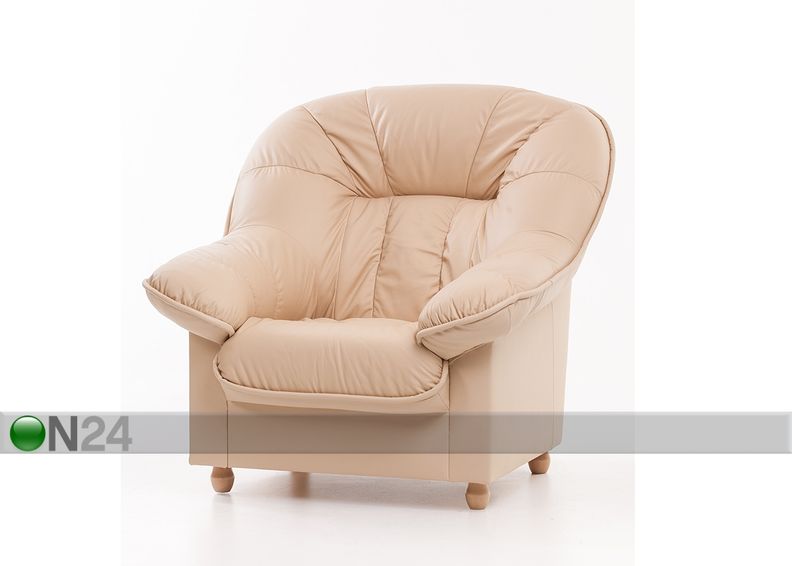 Комплект кожаных диванов Aleksandra 3+1 увеличить