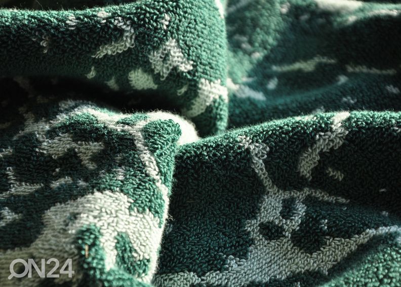 Комплект махровых полотенец Marble зелёный, 2 шт увеличить