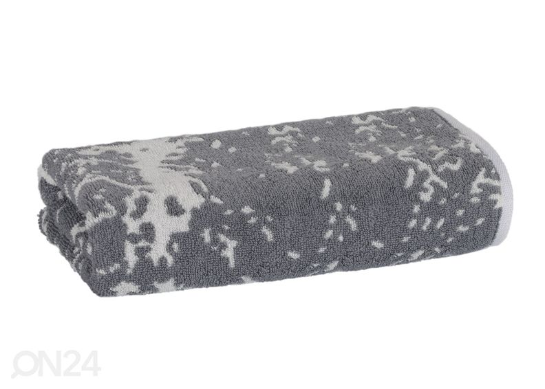 Комплект махровых полотенец Marble серый, 2 шт увеличить