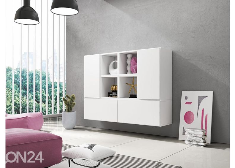 Комплект настенных шкафов и полок увеличить