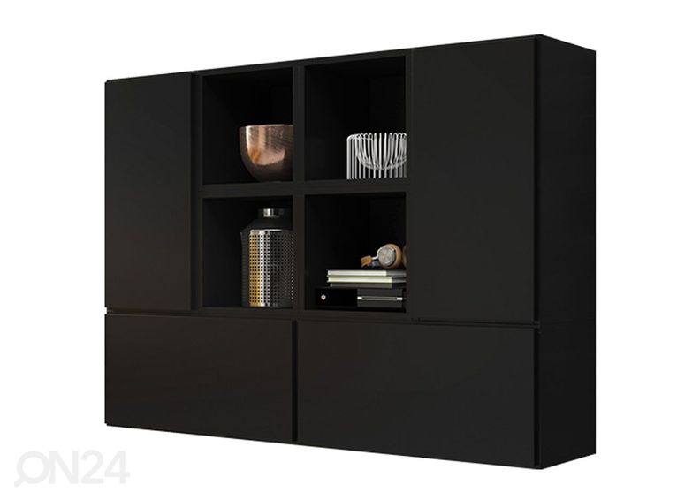 Комплект настенных шкафов и полок увеличить