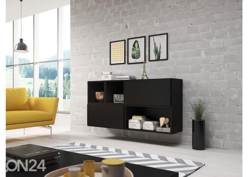 Комплект настенных шкафов и полок увеличить