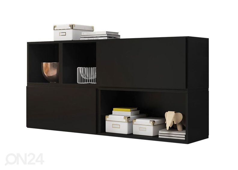 Комплект настенных шкафов и полок увеличить