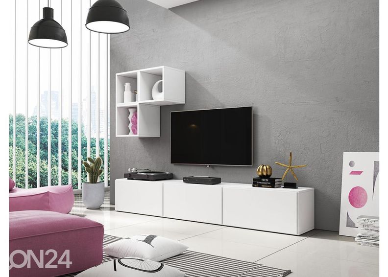 Комплект настенных шкафов и полок увеличить