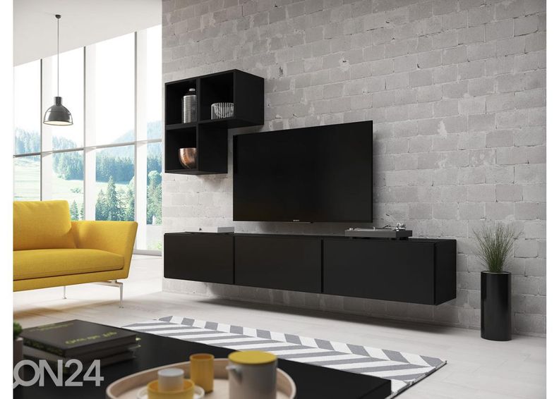 Комплект настенных шкафов и полок увеличить