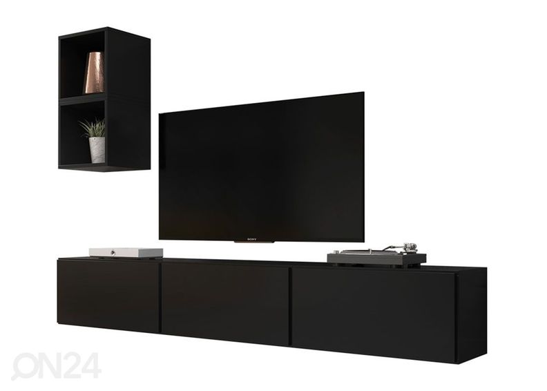 Комплект настенных шкафов и полок увеличить