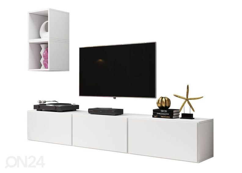 Комплект настенных шкафов и полок увеличить