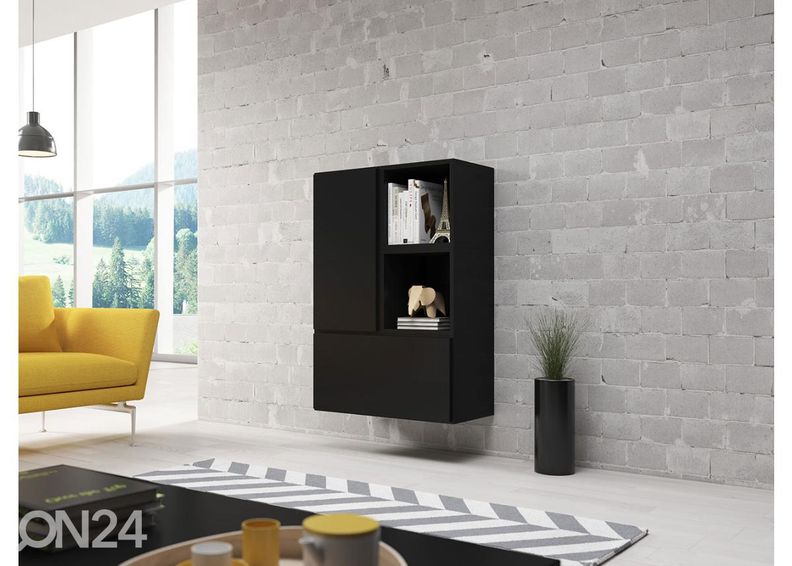 Комплект настенных шкафов и полок увеличить