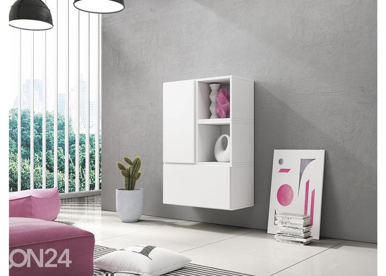 Комплект настенных шкафов и полок увеличить