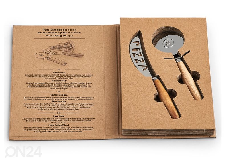 Комплект ножей для пиццы увеличить