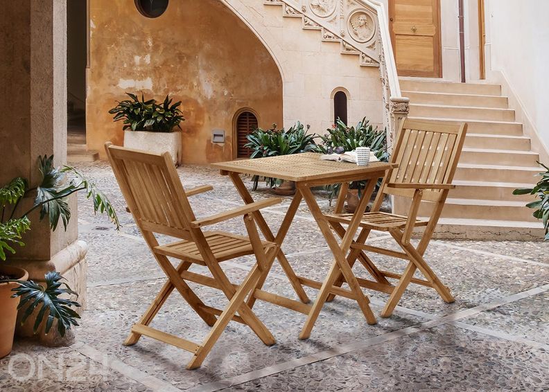 Комплект садовой мебели стол + 2 стула увеличить