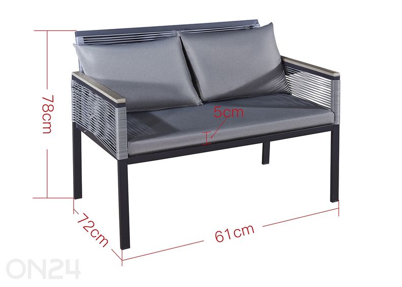 Комплект садовой мебели Corto увеличить