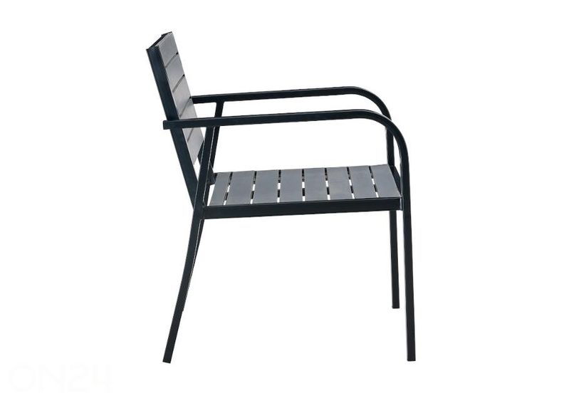 Комплект садовой мебели Costa 2 стула+стол+диван черный увеличить