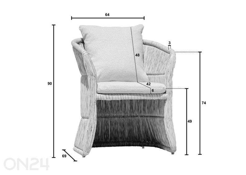 Комплект садовой мебели Gili увеличить