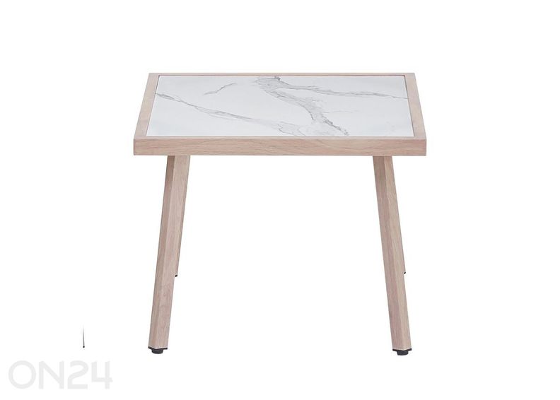 Комплект садовой мебели Pisa стол + 2 стула, серый увеличить