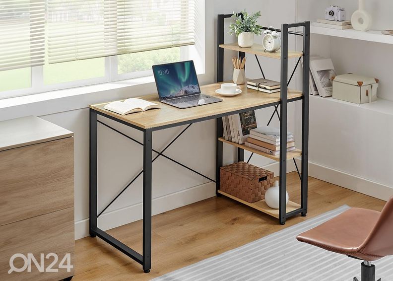 Компьютерный стол с полкой увеличить