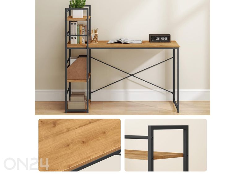 Компьютерный стол с полкой увеличить