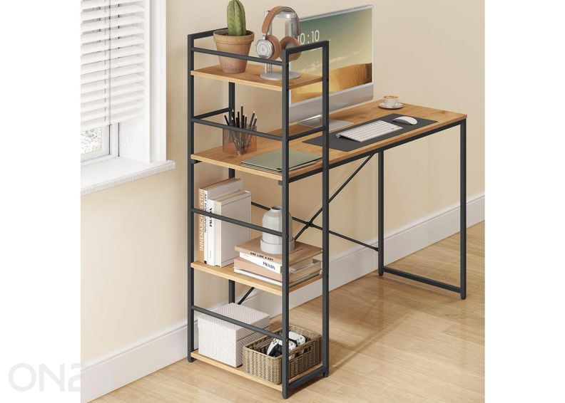 Компьютерный стол с полкой увеличить