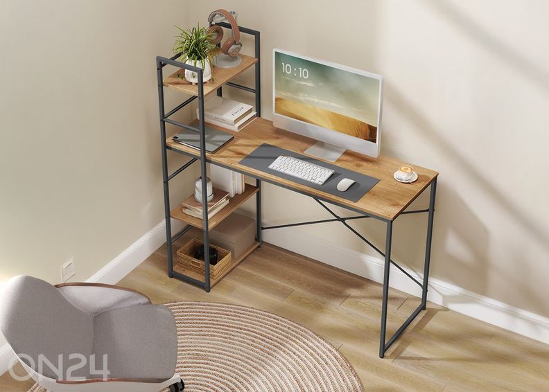 Компьютерный стол с полкой увеличить