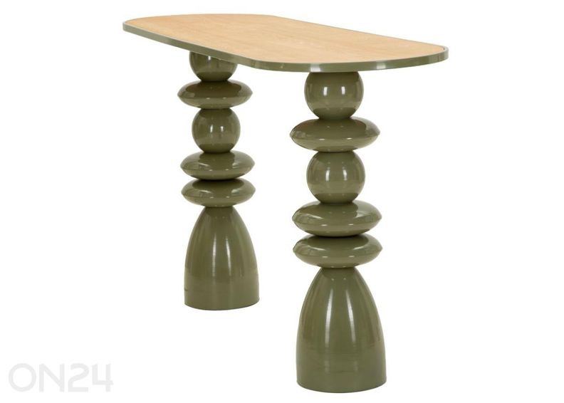 Консольный стол, 150x45x77,5 см, зелёный увеличить
