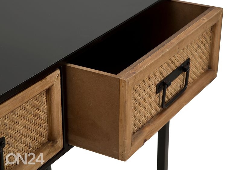 Консольный стол Hanoi 120 см, чёрный увеличить