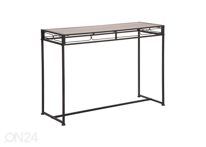Консольный стол Industrial, чёрный/коричневый увеличить