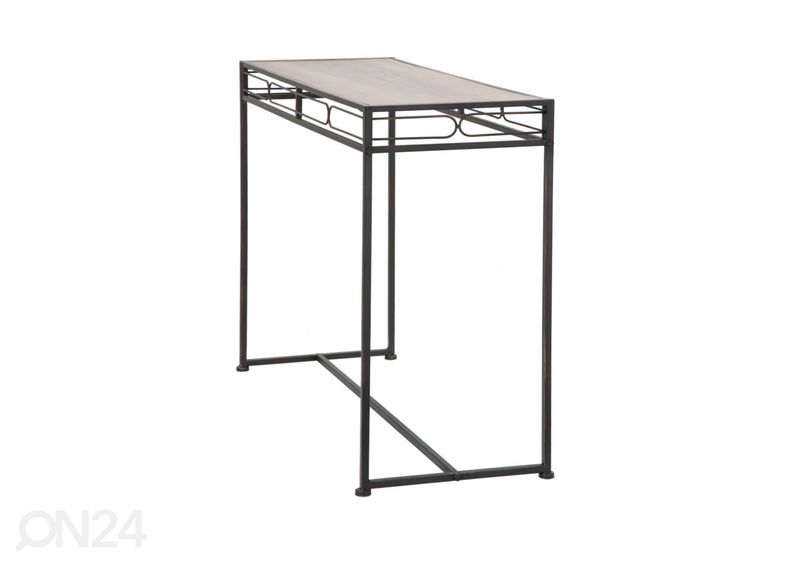 Консольный стол Industrial, чёрный/коричневый увеличить