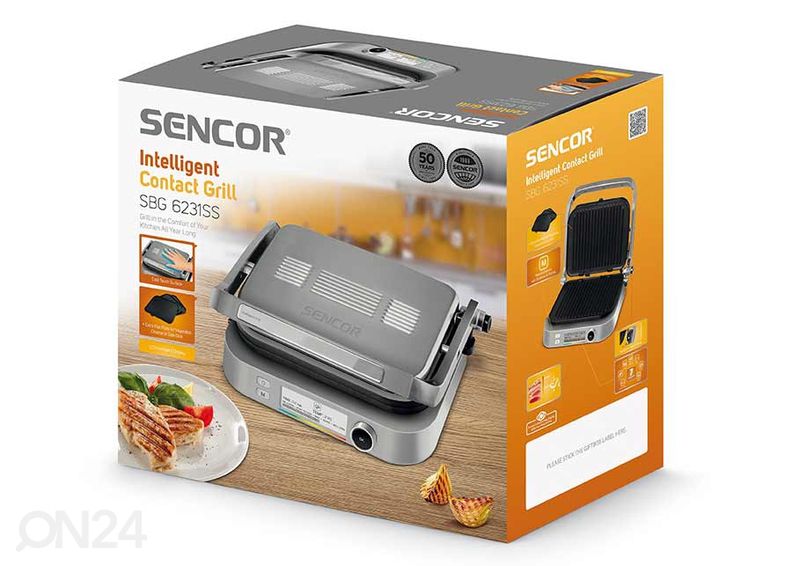 Контактный гриль Sencor SBG6231SS увеличить