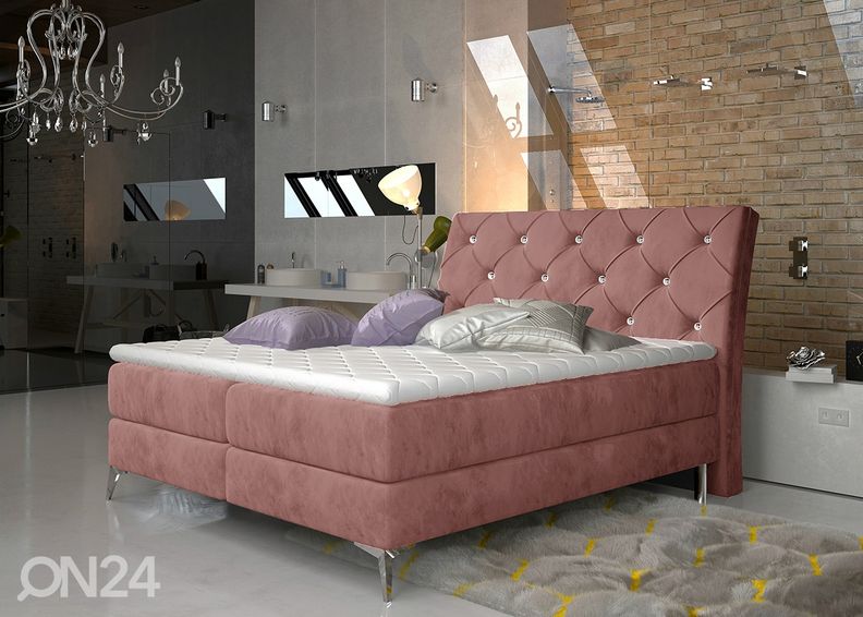 Континентальная кровать с ящиком 140x200 cm увеличить размеры