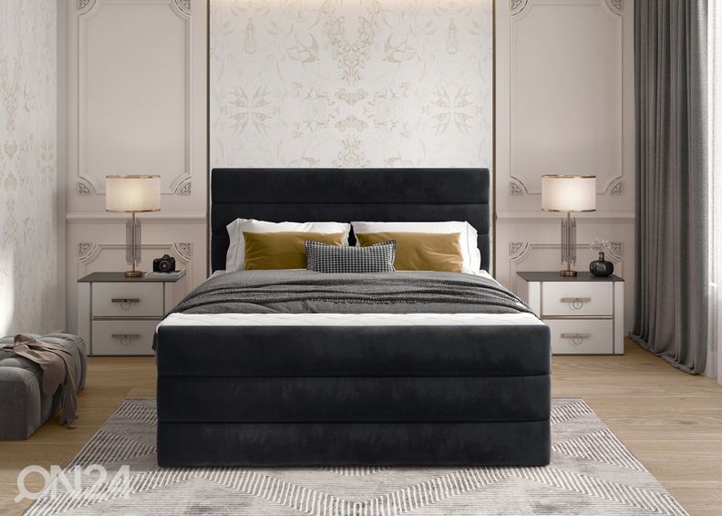 Континентальная кровать с ящиком 140x200 cm увеличить