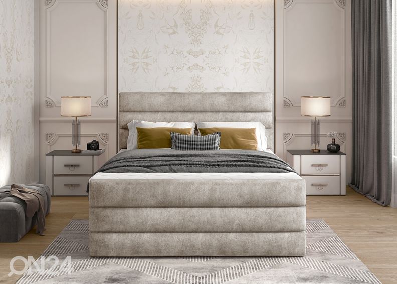 Континентальная кровать с ящиком 140x200 cm увеличить