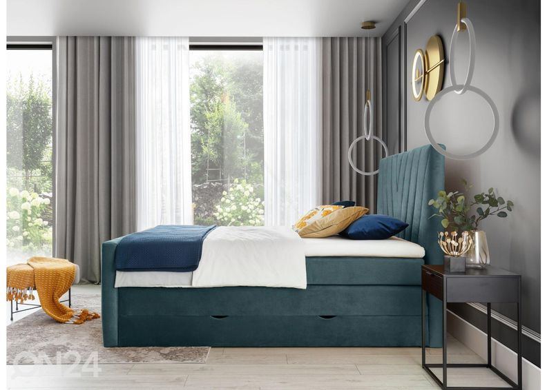 Континентальная кровать с ящиком 140x200 cm увеличить