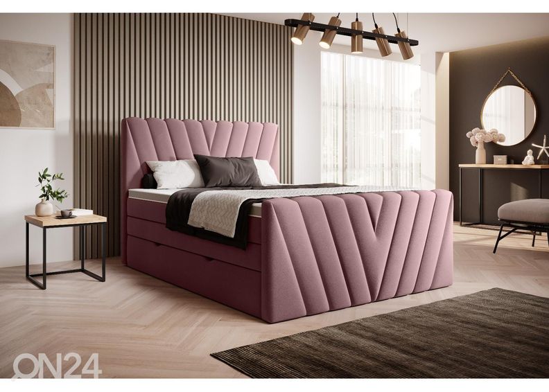 Континентальная кровать с ящиком 140x200 cm увеличить