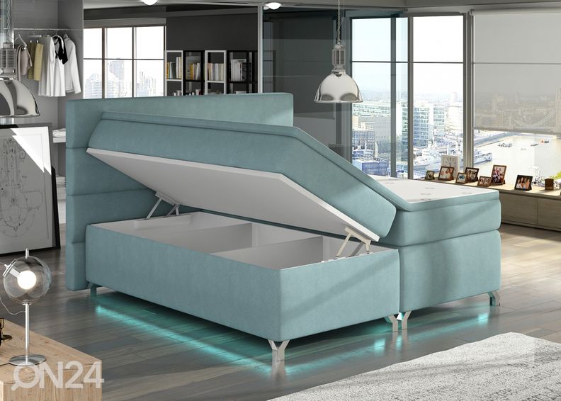 Континентальная кровать с ящиком 160x200 cm увеличить