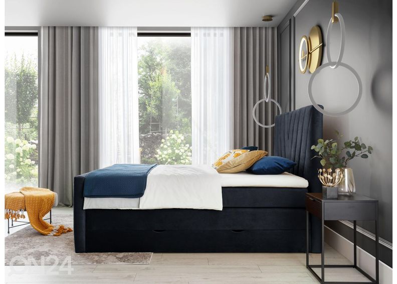 Континентальная кровать с ящиком 160x200 cm увеличить