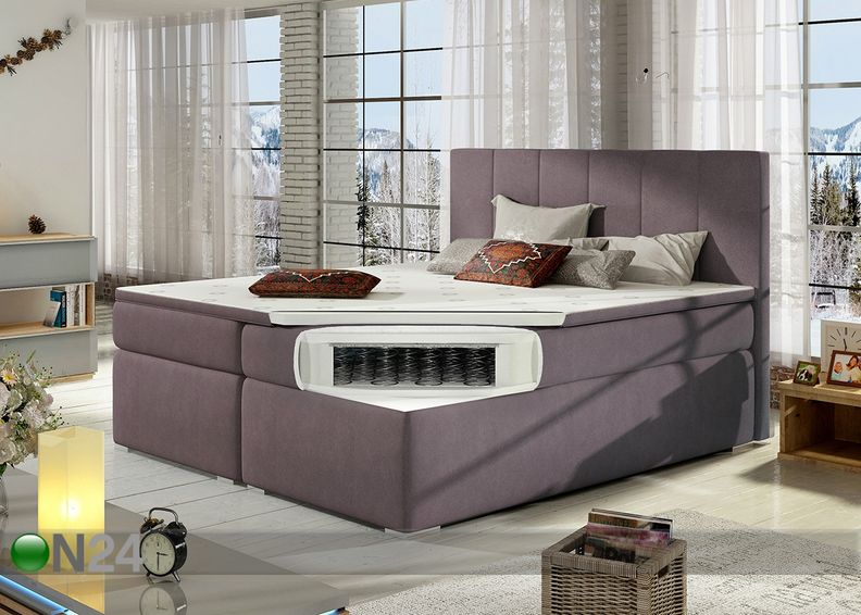 Континентальная кровать с ящиком 180x200 cm увеличить