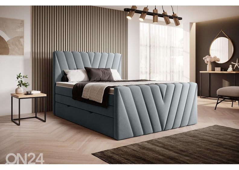 Континентальная кровать с ящиком 180x200 cm увеличить