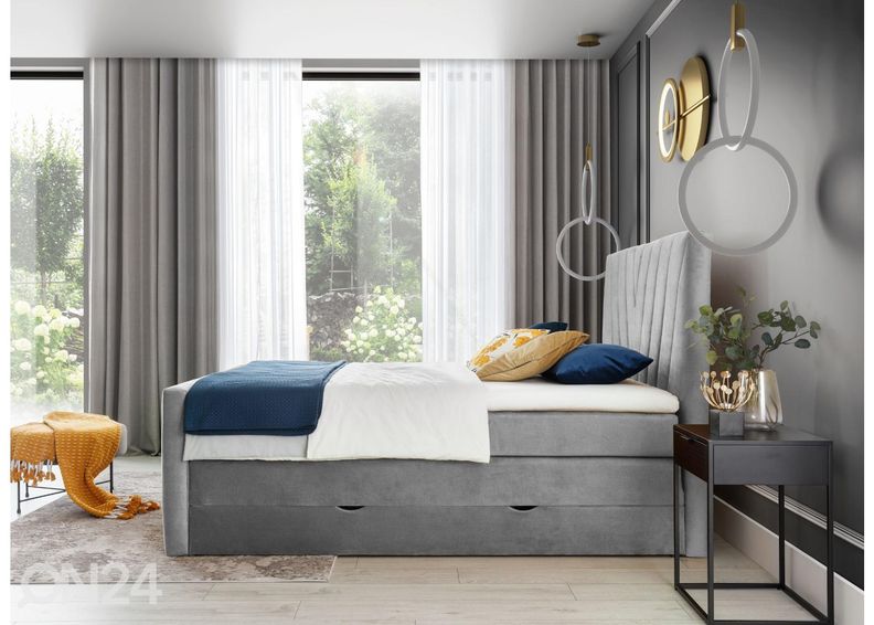 Континентальная кровать с ящиком 180x200 cm увеличить