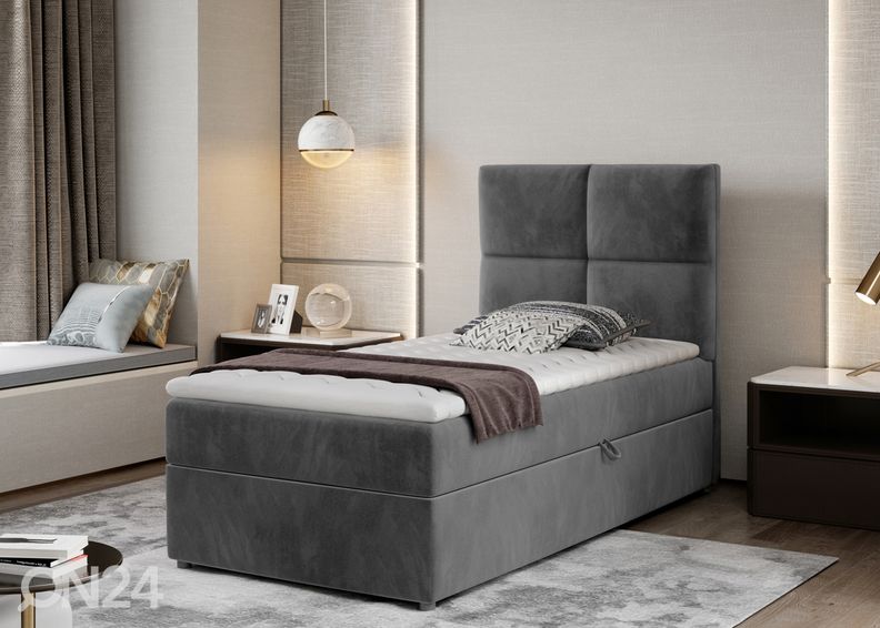 Континентальная кровать с ящиком 90x200 cm увеличить