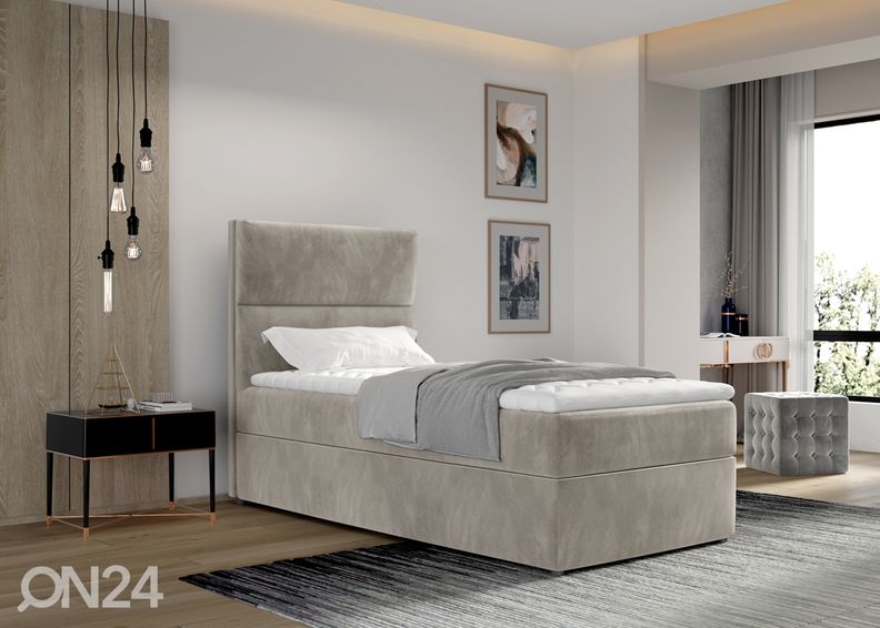 Континентальная кровать с ящиком 90x200 cm увеличить