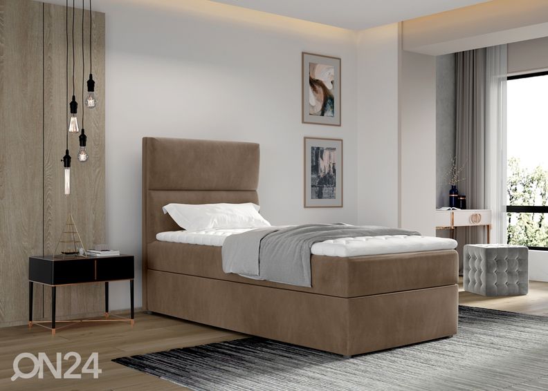 Континентальная кровать с ящиком 90x200 cm увеличить