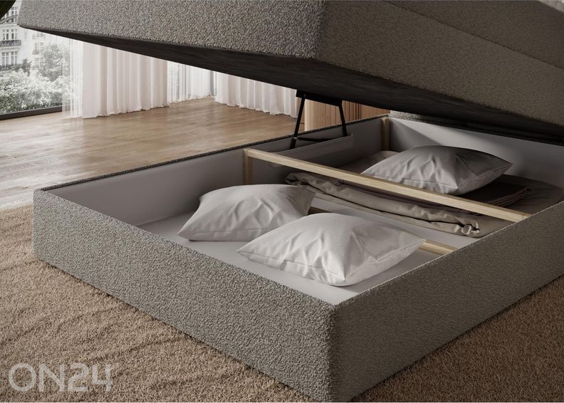 Континентальная кровать с ящиком Kasped 120x200 см увеличить