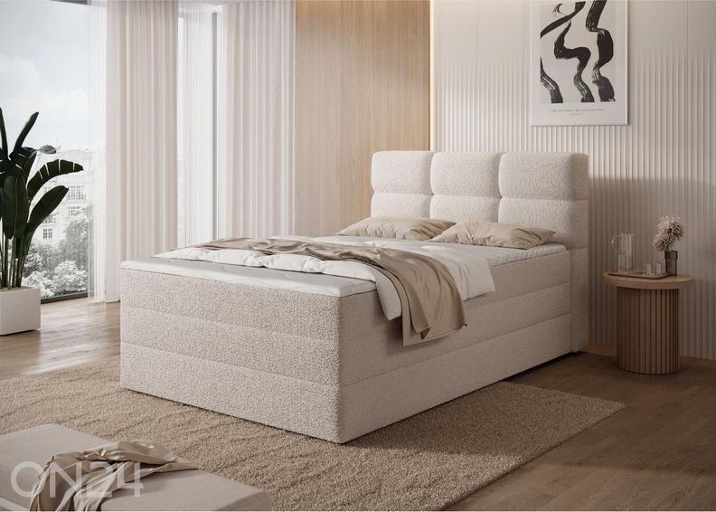 Континентальная кровать с ящиком Kasped 120x200 см увеличить