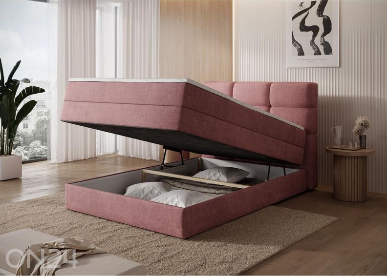 Континентальная кровать с ящиком Kasped 120x200 см увеличить