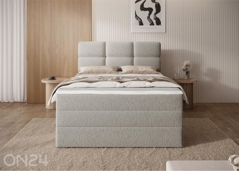 Континентальная кровать с ящиком Kasped 140x200 см увеличить
