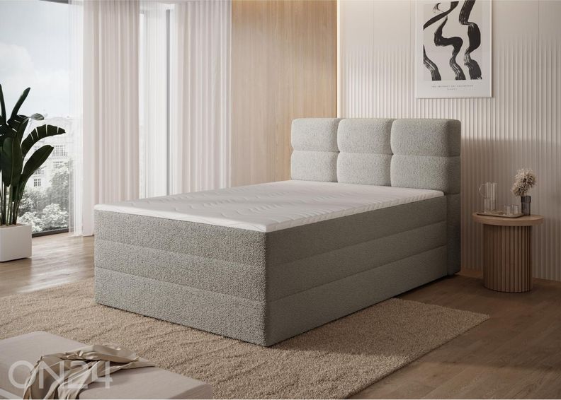 Континентальная кровать с ящиком Kasped 140x200 см увеличить