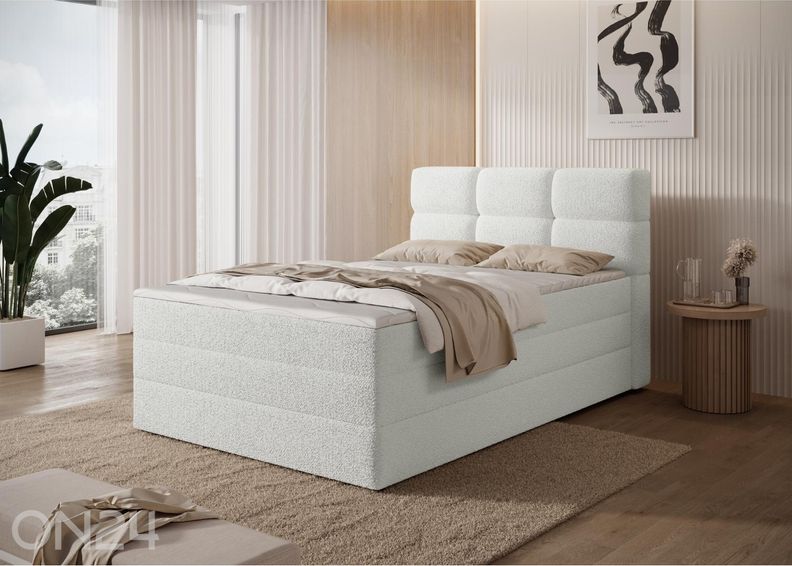 Континентальная кровать с ящиком Kasped 140x200 см увеличить