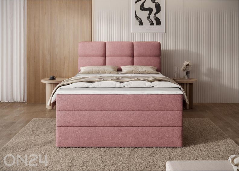 Континентальная кровать с ящиком Kasped 140x200 см увеличить