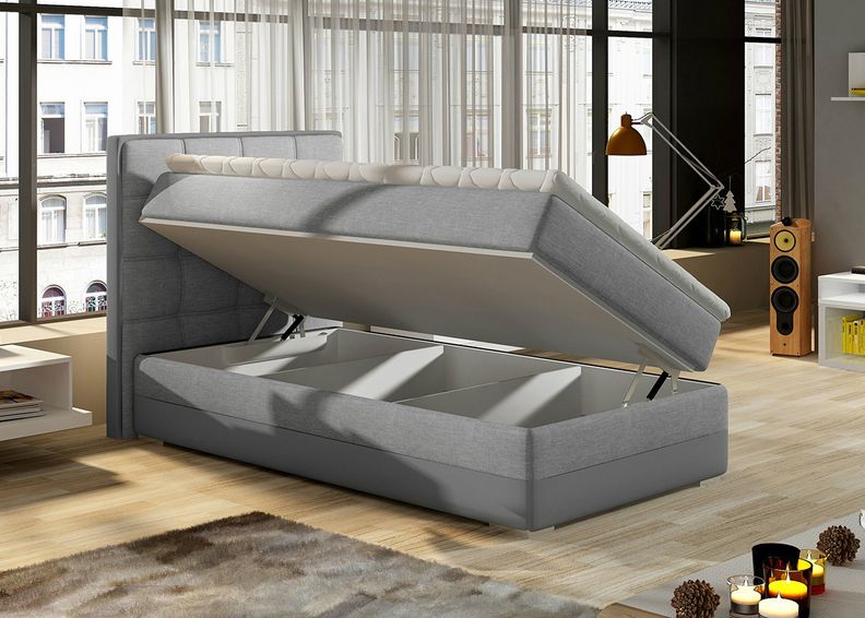 Континентальная кровать с ящиком Kevin 90x200 cm увеличить